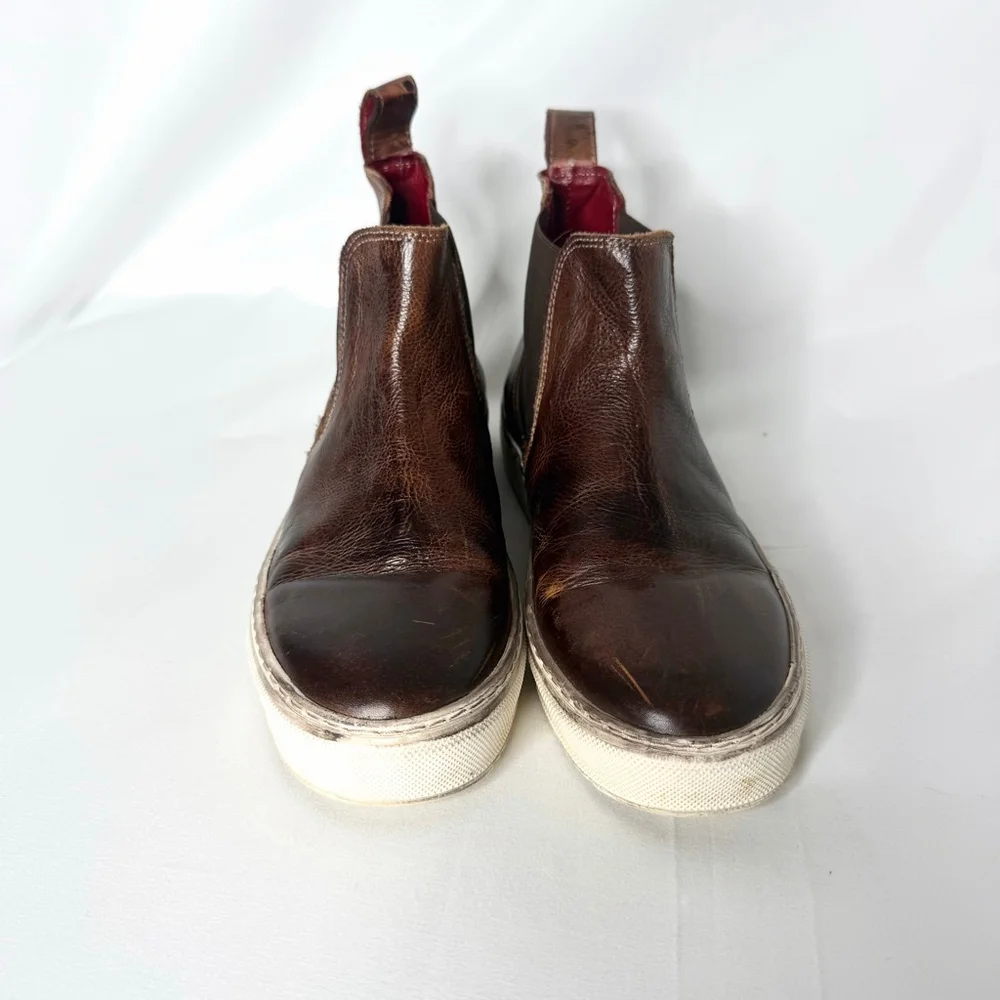 Bed Stu Whitney F325003 Womens Brown Leather Lifestyle Sneakers Shoes
